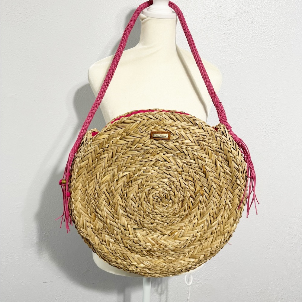 Sun & Sand woven circle bag purse